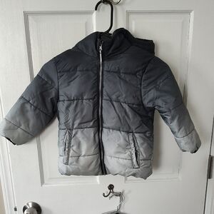 Wonder Nation Ombre Gray Puffer Jacket